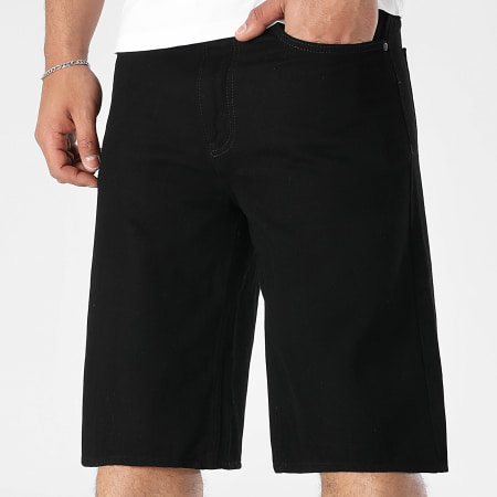 LBO - Lot De 2 Shorts Jean Baggy 3596 3599 Noir Gris